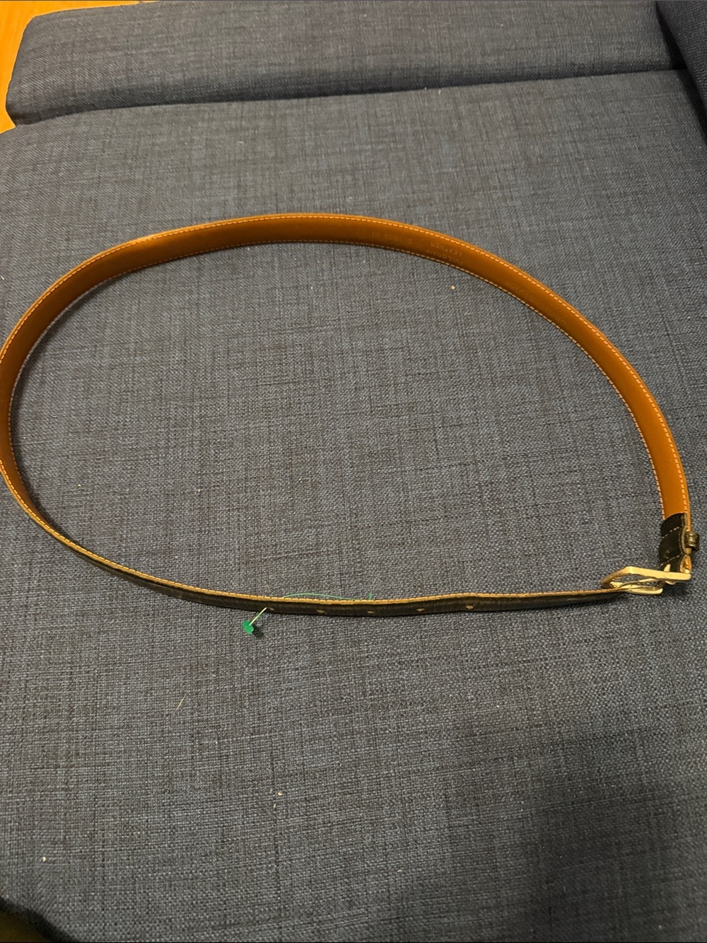 Christian Dior Classic Women's Leather Belt in Tan